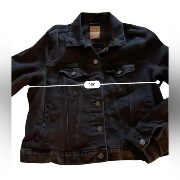 GAP black classic denim jacket - Picture 5 of 10